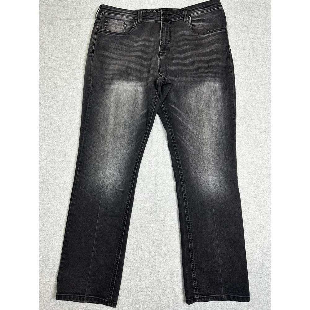 Buffalo David Bitton Evan X Jeans 40x32 Indigo Darkwash Slim Straight Stretch
